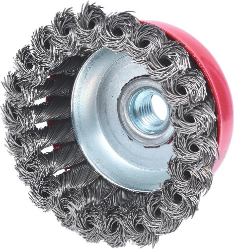 KS TOOLS Stahldrahttopfbürste 0,5mm, Ø 90mm