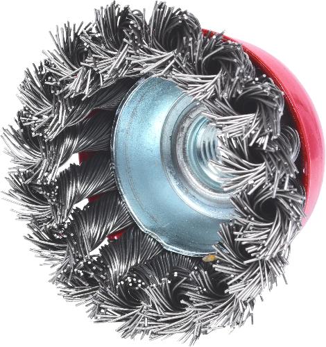 KS TOOLS Rostfreie Stahldrahttopfbürste 0,5mm, Ø 65mm