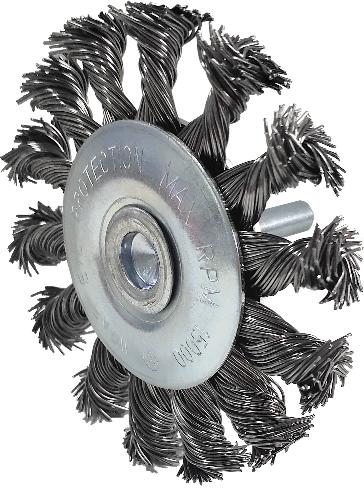 KS TOOLS Stahldrahtrundbürste 0,3mm, Ø 75mm