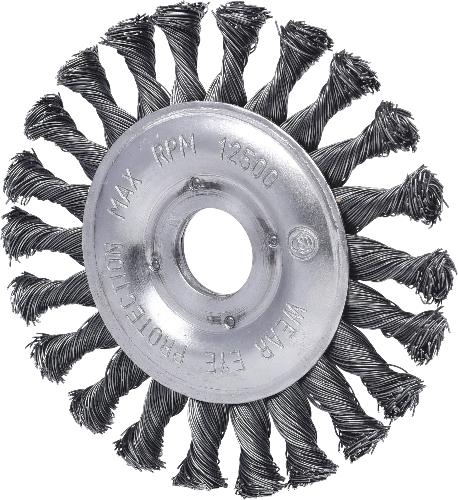 KS TOOLS Stahldrahtrundbürste 0,5mm, Ø 125mm