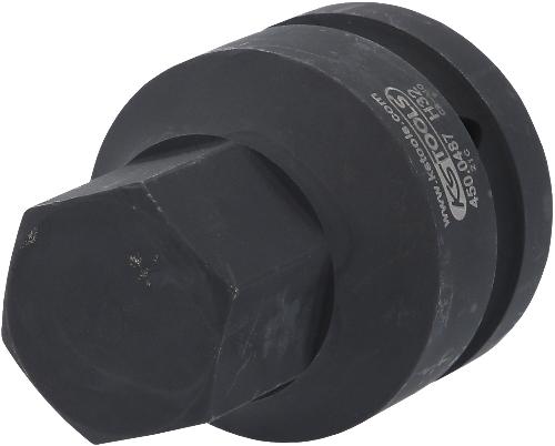 KS TOOLS 1" Kraft-Bit-Stecknuss Innensechskant, kurz, 32 mm