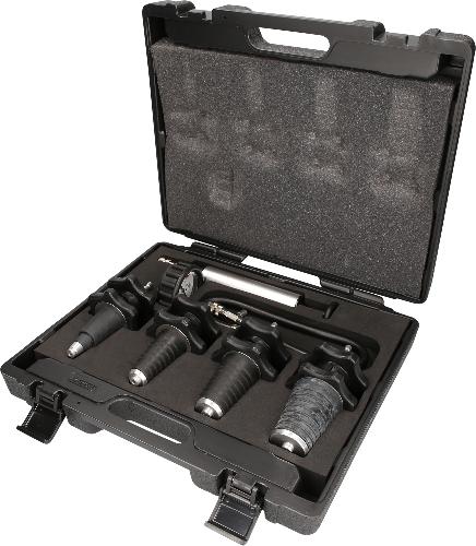 KS TOOLS Kühlsystem-Expander-Konus-Diagnose-Satz, 5-tlg