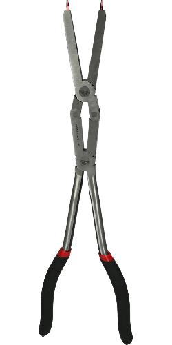 KS TOOLS Doppelgelenk-Sicherungszange für Innensicherungsringe, 345 mm