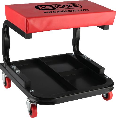 KS TOOLS Fahrbarer Hocker, L365xB360xH360mm