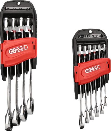 KS TOOLS GEARplus Ratschenringmaulschlüssel-Satz, 10-tlg
