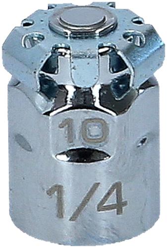 KS TOOLS GEARplus Bit-Adapter, 1/4"x10mm