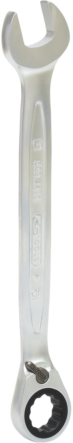 KS TOOLS GEARplus Ratschenringmaulschlüssel,umschaltbar,15mm