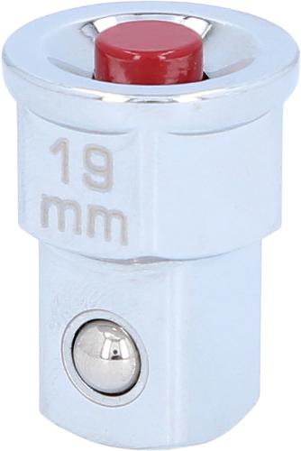 KS TOOLS GEARplus RINGSTOP-Stecknuss-Adapter, 1/2"x19mm