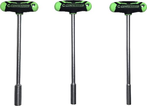 KS TOOLS COMPETITION T-Griff-Nuss-Schraubendreher-Satz, 3-tlg, 8 - 13 mm