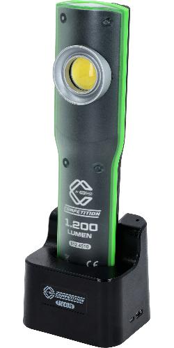 KS TOOLS COMPETITION LED-Arbeitsleuchte, dimmbar, 1200 Lumen, mit Ladestation