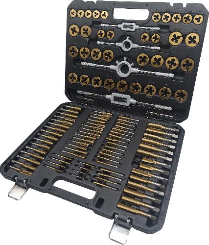 KS TOOLS COMPETITION TiN Gewindeschneidwerkzeug-Satz, 110-tlg