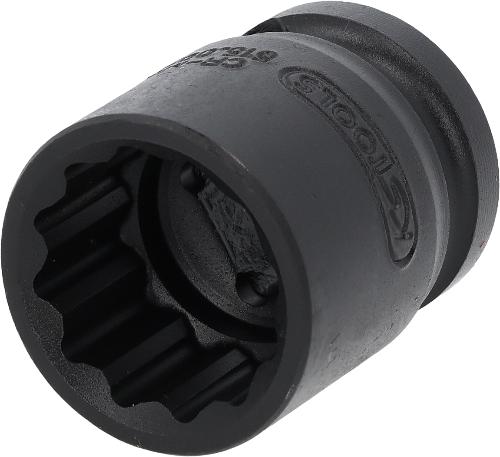 KS TOOLS 1/2" 12-kant-Kraft-Stecknuss, kurz, 22mm