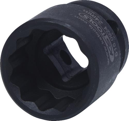 KS TOOLS 1/2" 12-kant-Kraft-Stecknuss, kurz, 24mm