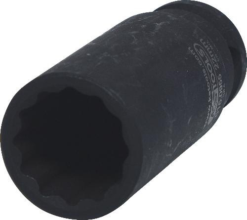 KS TOOLS 1/2" 12-kant-Kraft-Stecknuss, lang, 22 mm
