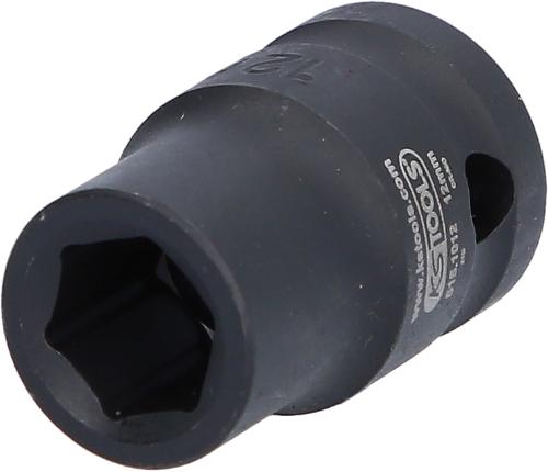 KS TOOLS 1/2" Sechskant-Kraft-Stecknuss, kurz, 12mm