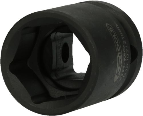KS TOOLS 1/2" Sechskant-Kraft-Stecknuss, kurz, 21mm