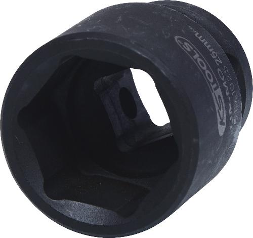 KS TOOLS 1/2" Sechskant-Kraft-Stecknuss, kurz, 25mm
