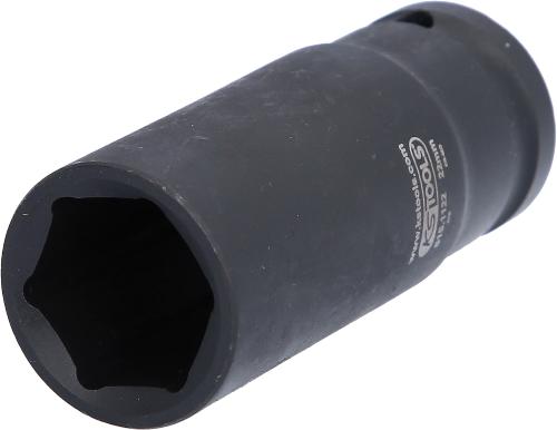KS TOOLS 1/2" Sechskant-Kraft-Stecknuss, lang, 22mm