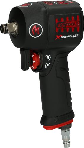KS TOOLS 1/2" miniMONSTER Xtremelight Hochleistungs-Druckluft-Schlagschrauber 1.390 Nm