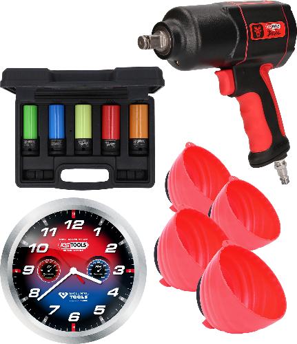 KS TOOLS Reifen-/Räder Aktionspaket The Devil, 11-tlg