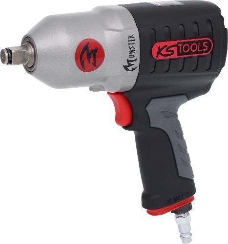 KS TOOLS 1/2" MONSTER Hochleistungs-Druckluft-Schlagschrauber, 1690Nm