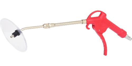 KS TOOLS Teleskop-Druckluft-Ausblaspistole 90-190mm mit Schutzschild