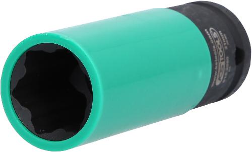 KS TOOLS 1/2" Spezial-Alu-Felgen Sonderprofil-Kraft-Stecknuss für Hyundai / Kia, lang, MS21