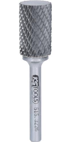 KS TOOLS HM Zylinder-Frässtift Form A ohne Stirnverzahnung, 16mm
