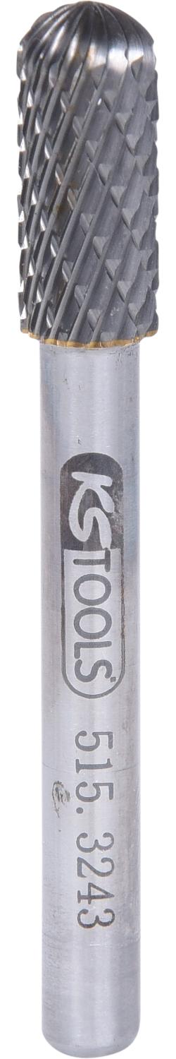 KS TOOLS HM Walzenrund-Frässtift Form C, 8mm