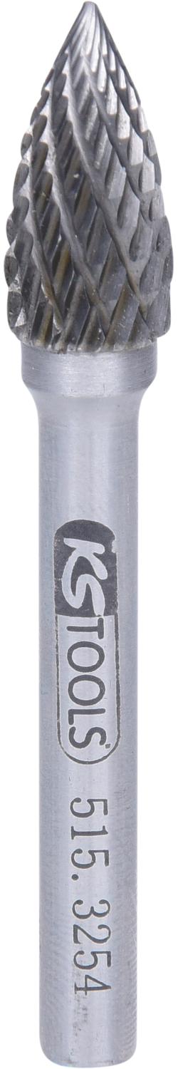 KS TOOLS HM Spitzbogen-Frässtift Form G, 10mm