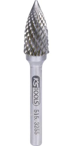 KS TOOLS HM Spitzbogen-Frässtift Form G, 12mm