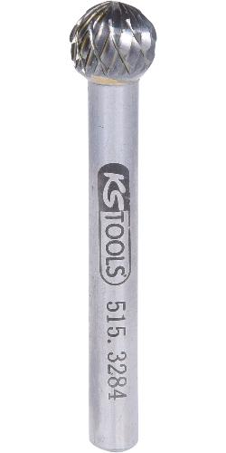 KS TOOLS HM Kugel-Frässtift Form D, 10mm