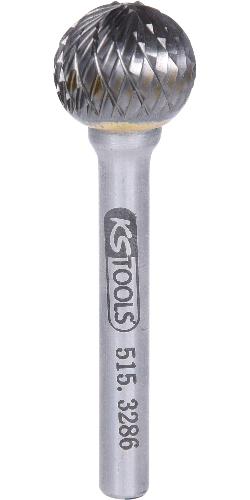 KS TOOLS HM Kugel-Frässtift Form D, 16mm