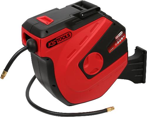 KS TOOLS Automatischer Druckluftschlauch-Aufroller, Ø 13mm x 15m