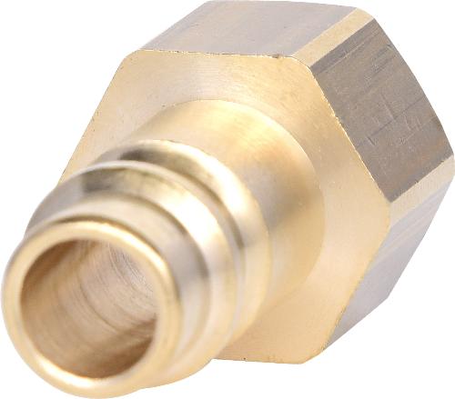 KS TOOLS Messing-Stecknippel mit Innengewinde, G1/4"IG