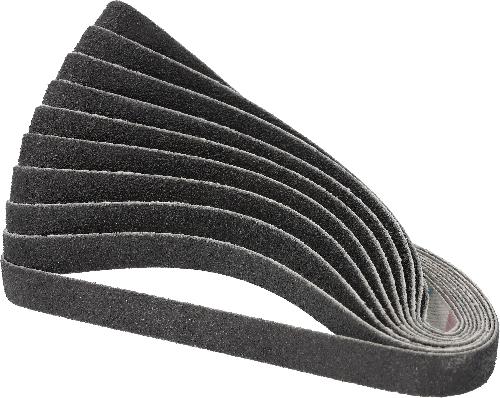 KS TOOLS Schleifbänder für Druckluft-Bandschleifer, Körnung 80