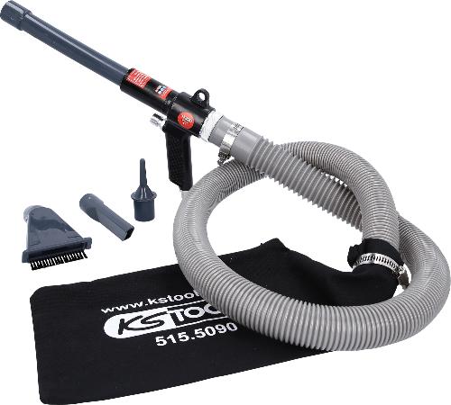 KS TOOLS Druckluft-Saug-Blaspistole, 145mm