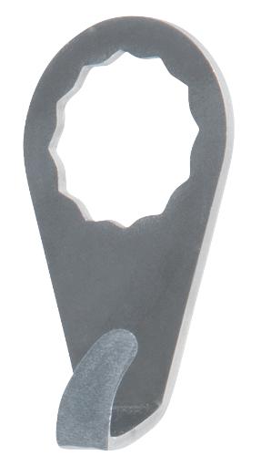 KS TOOLS Schaberklinge, gebogen, geschwungen, Klingenlänge 18mm