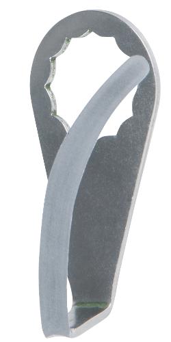 KS TOOLS Schaberklinge, gebogen, geschwungen, Klingenlänge 63mm