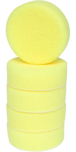 KS TOOLS Kunststoffpad gelb, Ø 85,0mm, 5er Pack