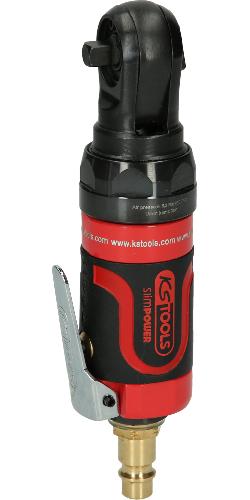 KS TOOLS 1/4" SlimPOWER Mini-Druckluft-Umschaltratsche 30Nm