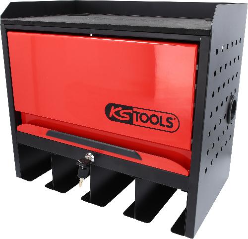KS TOOLS eMONSTER Werkzeugschrank zur Wandmontage mit 1 Tür, H435xB480xT282mm