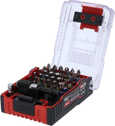 KS TOOLS 1/4" TORSIONpower Bit-Satz im eMONSTER-Akku-Design, 32-tlg