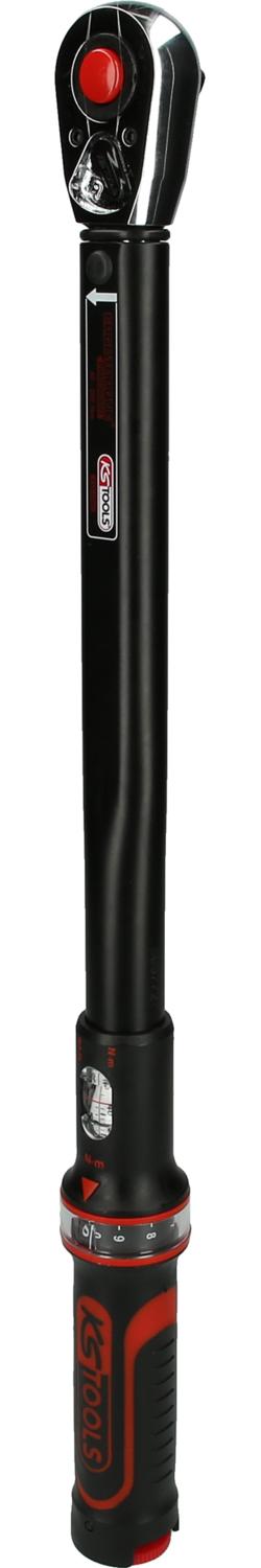 KS TOOLS 1/2" ERGOTORQUE®precision Ratschen-Drehmomentschlüssel, 40-200Nm