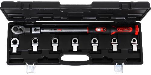 KS TOOLS 14x18mm INFINITOOL Einsteck-Drehmomentschlüssel-Satz 20-200Nm, 9-tlg