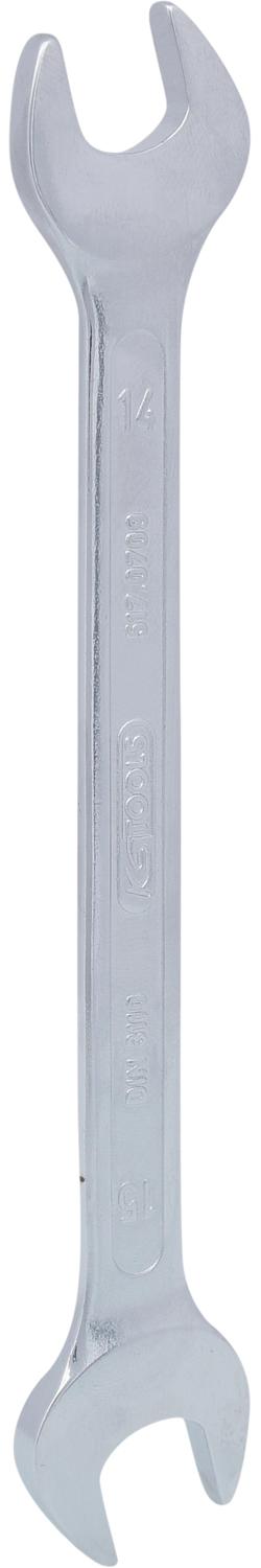 KS TOOLS Doppel-Maulschlüssel, 14x15mm