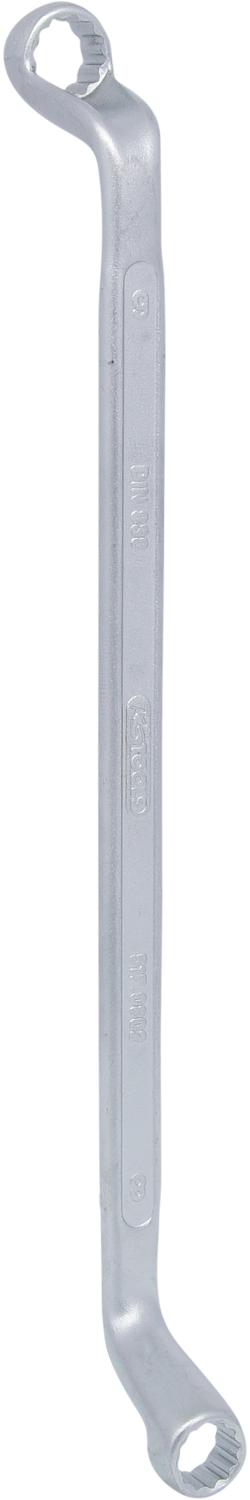 KS TOOLS Doppel-Ringschlüssel, gekröpft, 8x9mm
