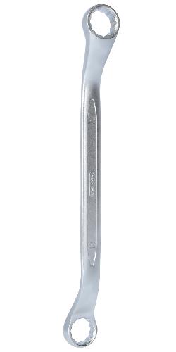 KS TOOLS Doppel-Ringschlüssel, leicht gekröpft, 18x19mm