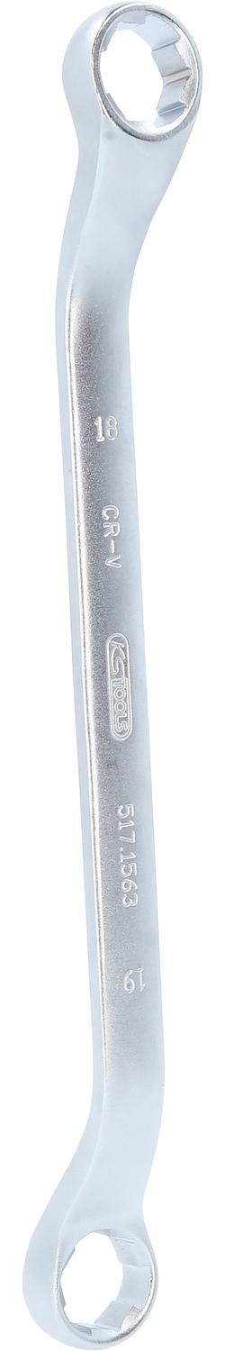 KS TOOLS RESCUEpower Doppel-Ringschlüssel gekröpft 18x19 mm