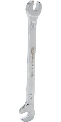 KS TOOLS Doppelmaulschlüssel,15°+75° 3,2mm